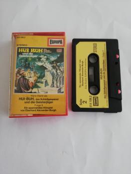 Hui Buh Folge 9 und die Geisterjäger Schwarz mit Beigen Aufkleber 515108.2 Europa(Frontcover minimal beschrieben)